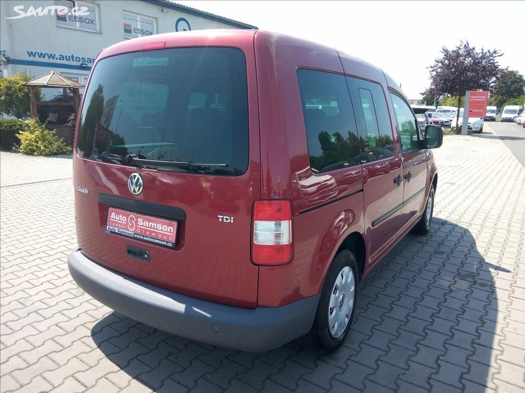 Volkswagen Caddy, 1,9 TDi 77kW 5-MÍST * KLIMA* - fotka 5