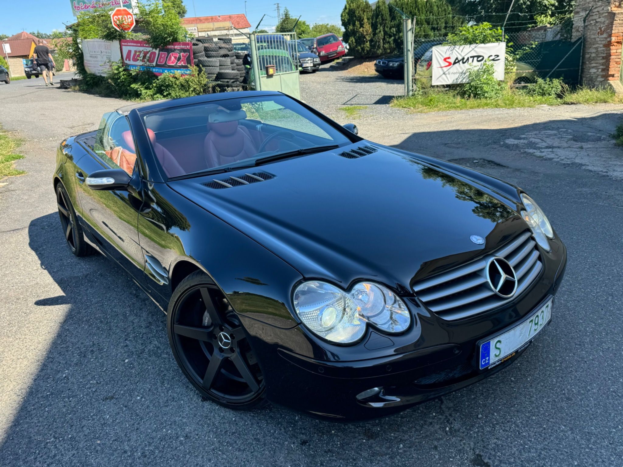 Mercedes-Benz SL, 500 225kW Black.TOP - fotka 2