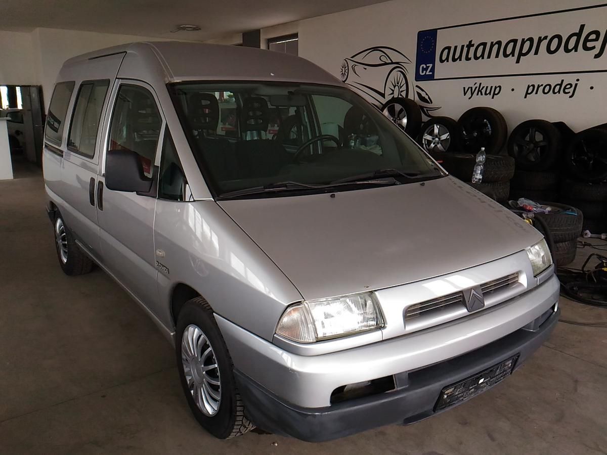 Citroën Jumpy, 2,0HDI,80KW,KLIMA,9MÍST,TAŽNÝ
