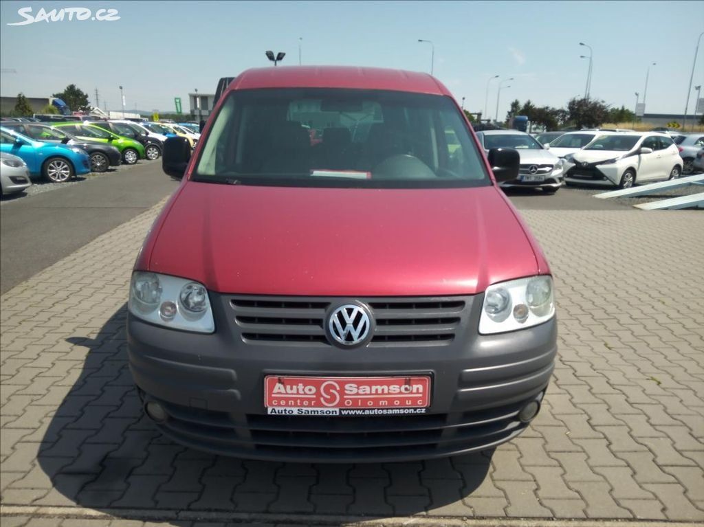 Volkswagen Caddy, 1,9 TDi 77kW 5-MÍST * KLIMA* - fotka 2