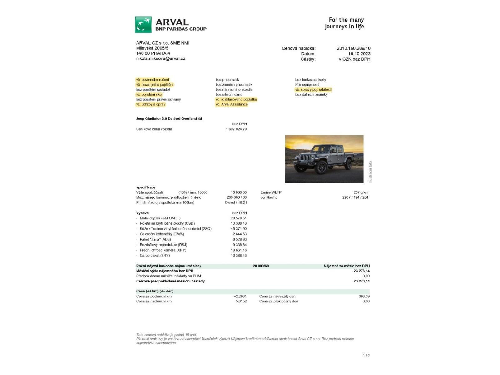 Jeep Gladiator, 3.0 CRD V6 264k AT8 ZF - fotka 3