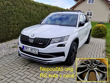 Škoda Kodiaq, RS, nezáv. top., špičkový stav