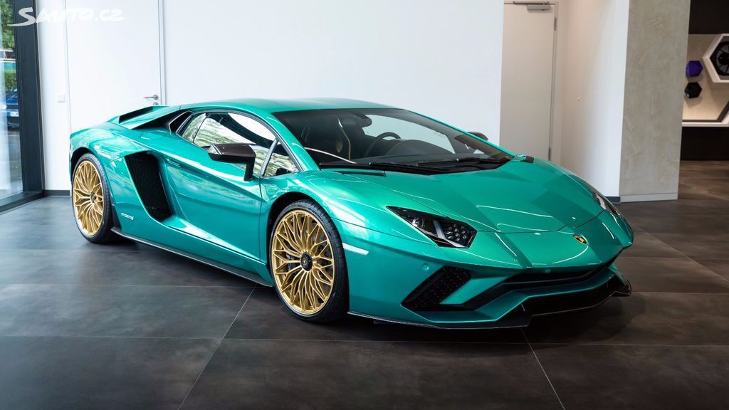 Aventador S V12 Verde Ocno metalíza Sauto.cz