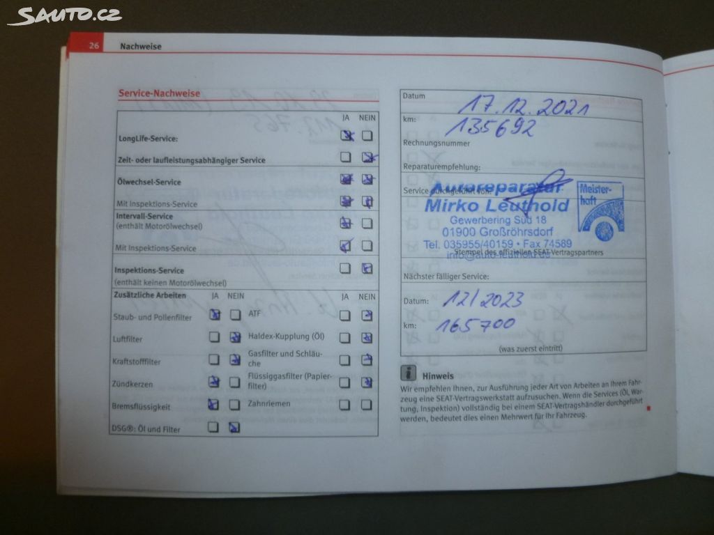 Seat Ibiza, 1,2 77kW, KOMBI, SERVISKA