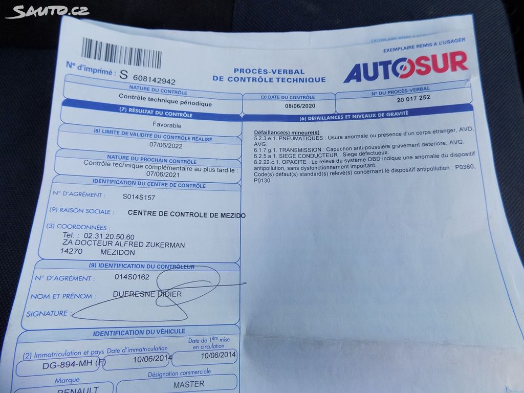 Transmission Capuchon Anti Poussière Gravement Détérioré Avg Renault Master 2,3 110KW MAXI | Sauto.cz