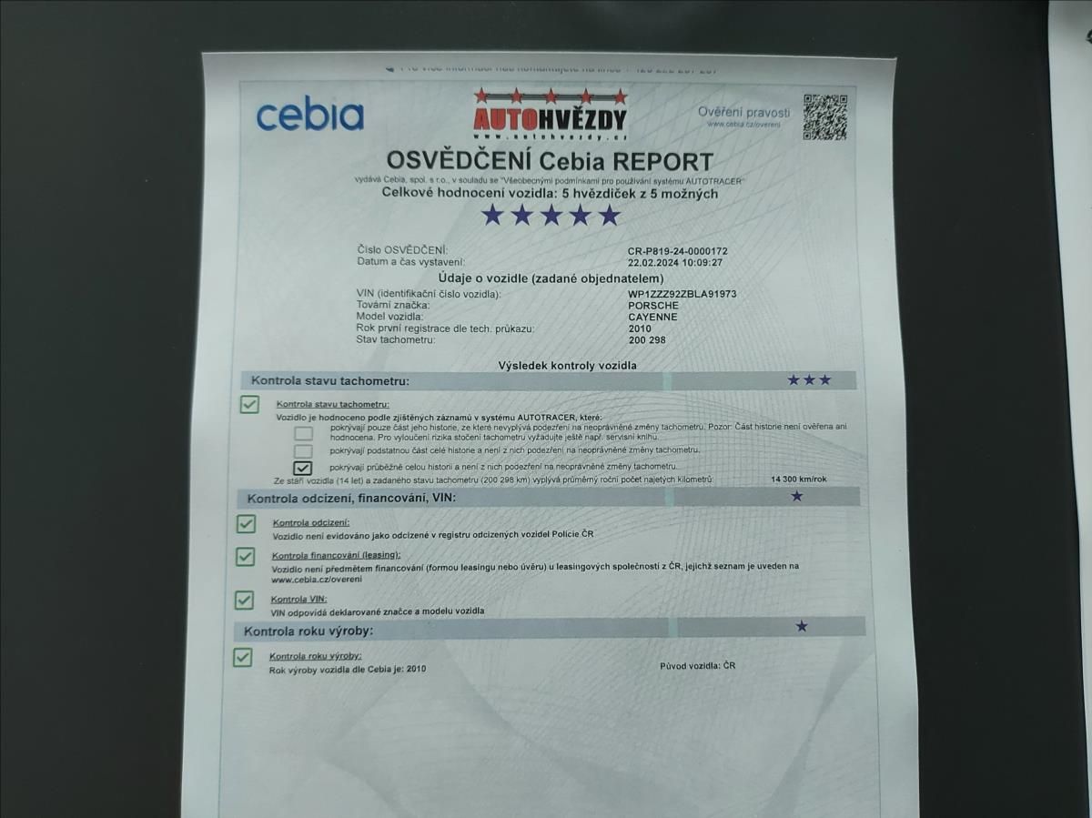Porsche Cayenne, S 3.0 V6 HYBRID ČR S.KNIHA - fotka 4