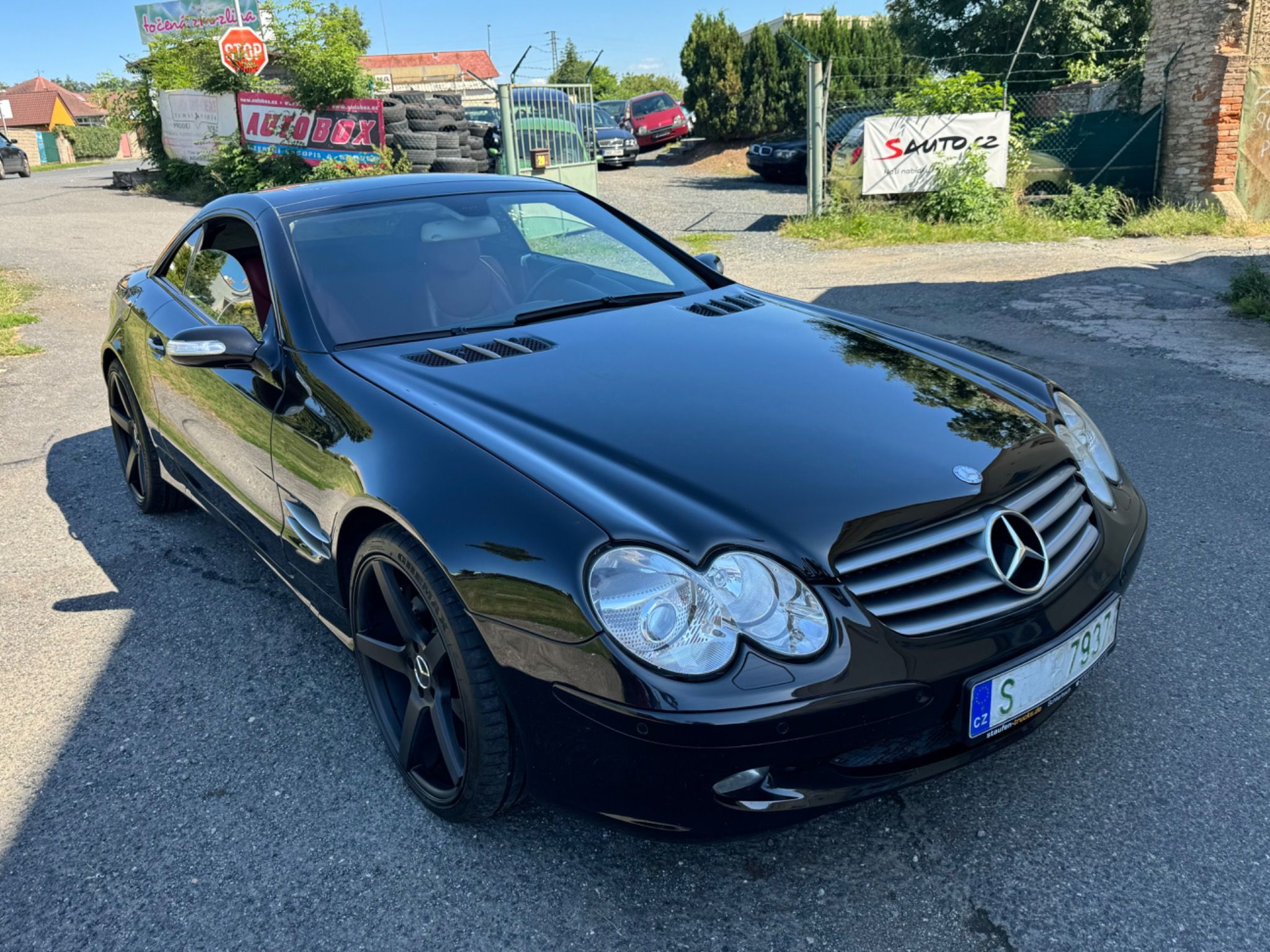 Mercedes-Benz SL, 500 225kW Black.TOP - fotka 4