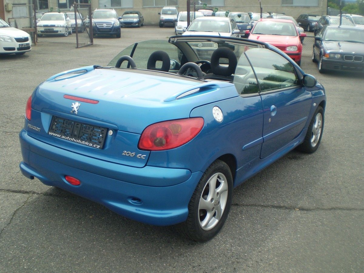 Peugeot 206, 1,6 CC-1.6-80kW-KABRIOLET-SERV - fotka 5
