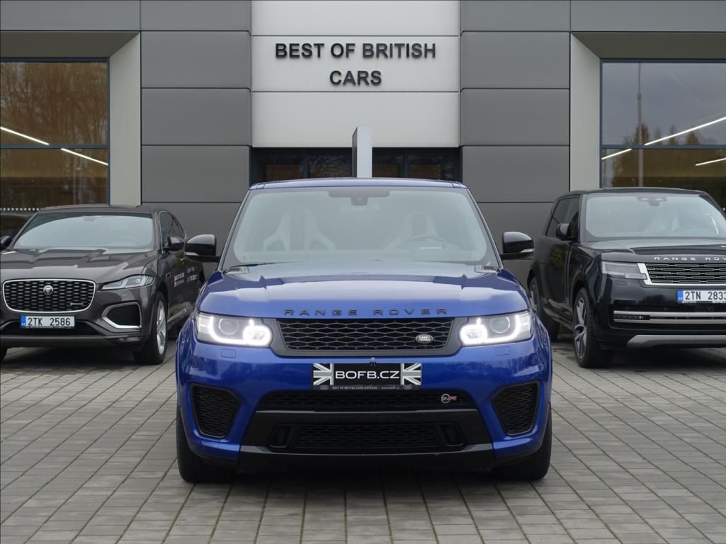 Land Rover Range Rover Sport, 5,0 S/C SVR 550HP ČR, DPH