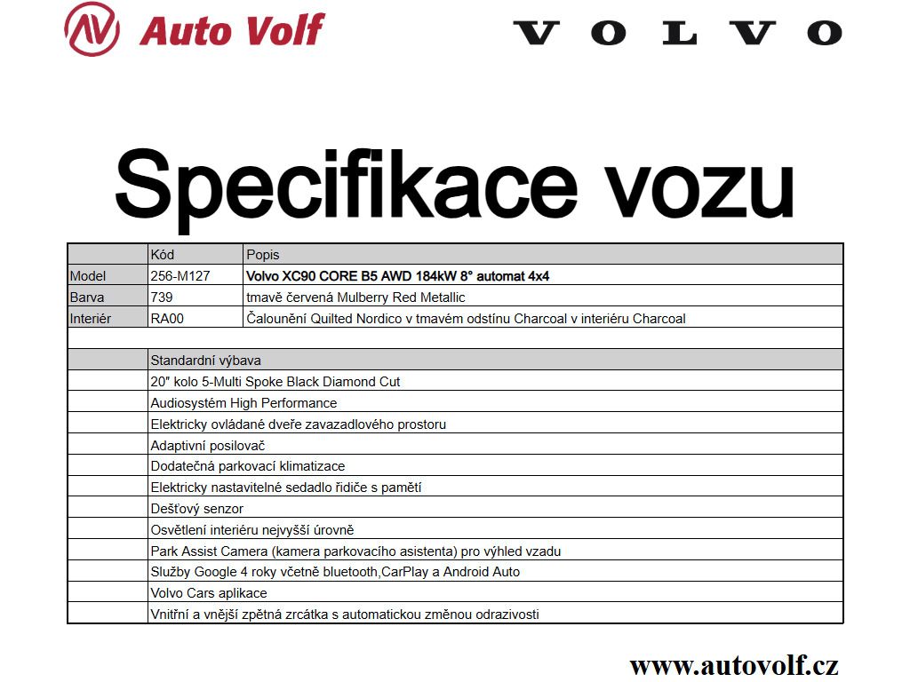Volvo XC90, CORE B5 AWD 184kW 4x4 - fotka 2