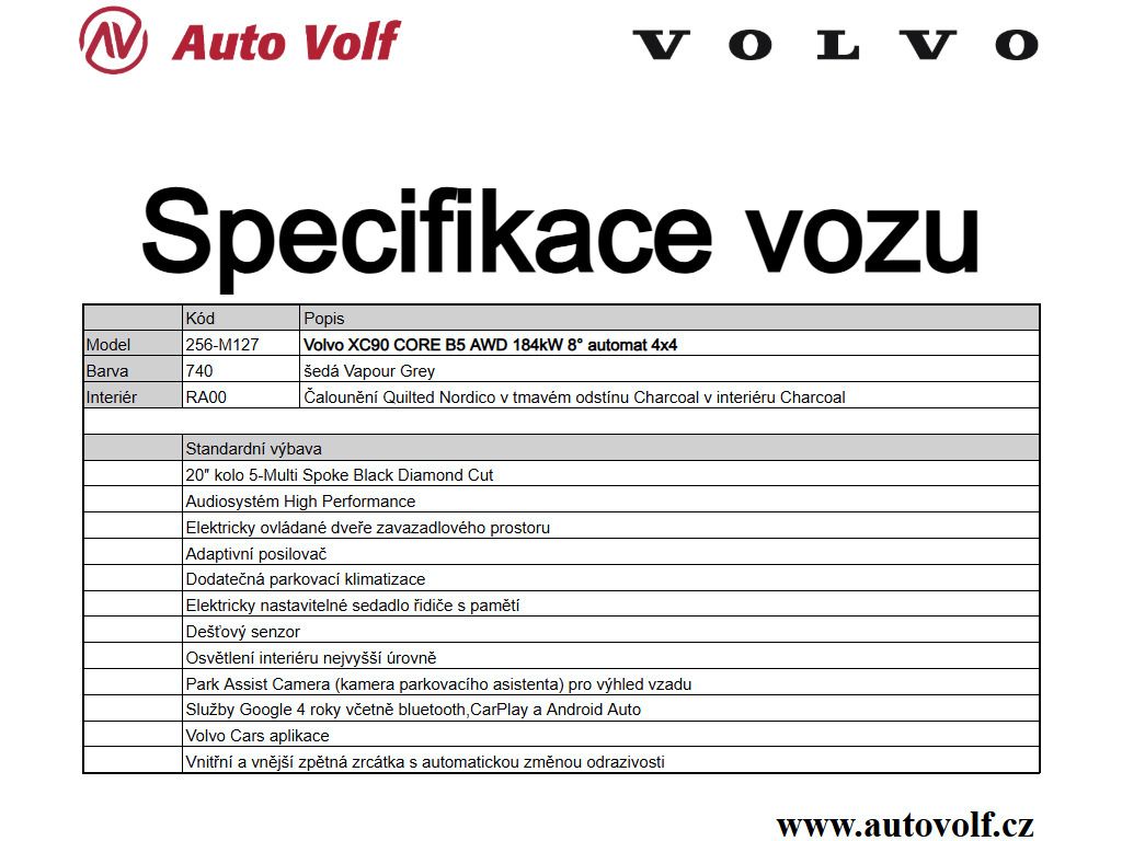 Volvo XC90, CORE B5 AWD 184kW 4x4 - fotka 2
