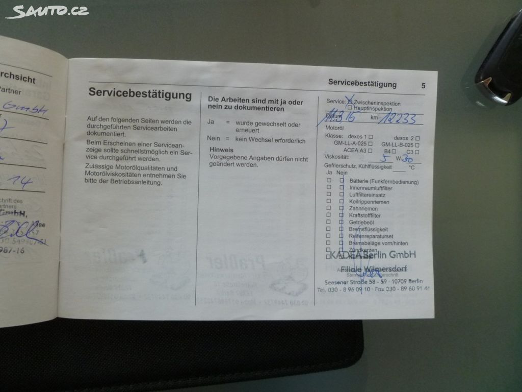 Opel Zafira, 1,8 88kW, 7 MÍST, SERVISKA