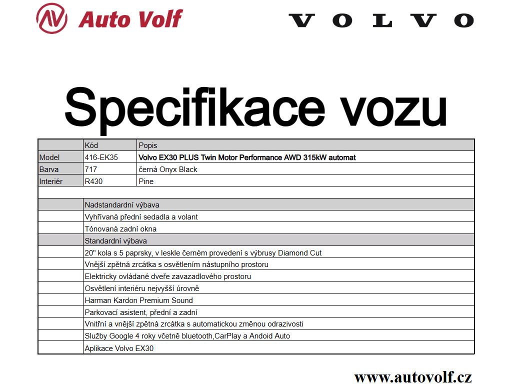 Volvo EX30, PLUS Twin Motor Performance AW - fotka 2