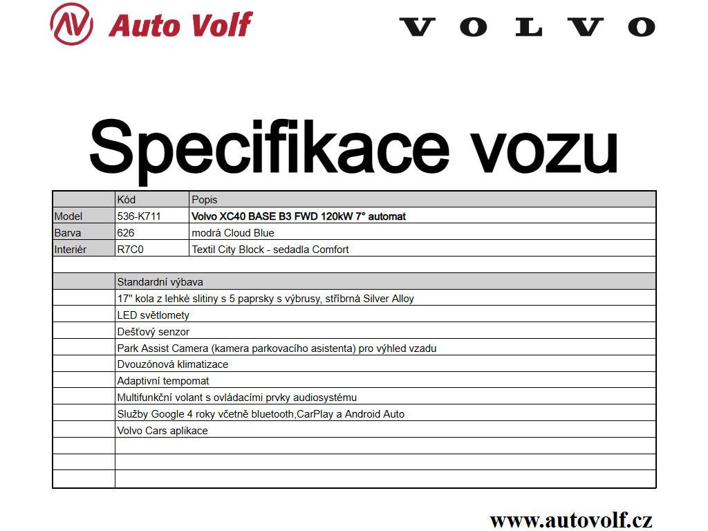 Volvo XC40, ESSENTIAL B3 FWD 120kW - fotka 2