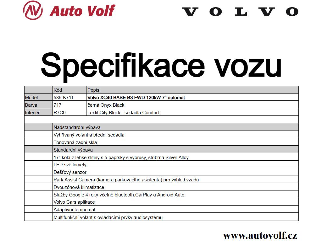 Volvo XC40, ESSENTIAL B3 FWD 120kW - fotka 2