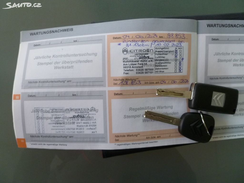 Citroën C4 Picasso, 1,6 88 kW, 7MÍST, SERVISKA