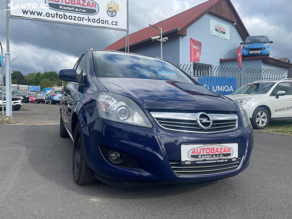 Opel Zafira, 1,8 88kW, 7 MÍST, SERVISKA