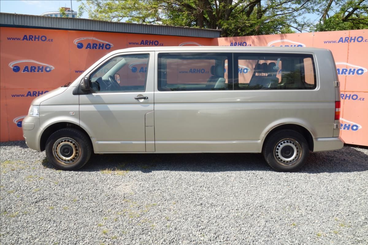 Volkswagen Transporter, 2,5 TDi 96KW,ČR,8 MÍST,LONG. - fotka 4