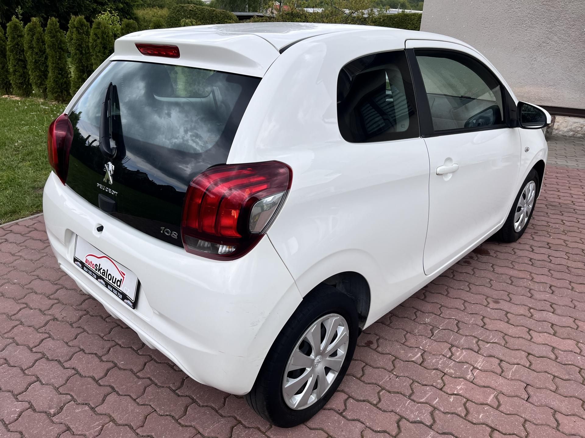 Peugeot 108, 1,0 VTI 53KW,KLIMA,1MAJ,ESP,E6 - fotka 6