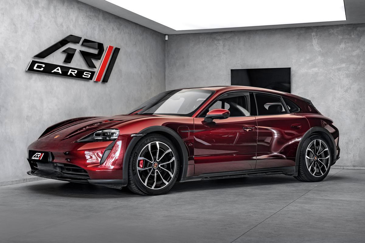 Porsche Taycan, 4S Cross Turismo, cherry red