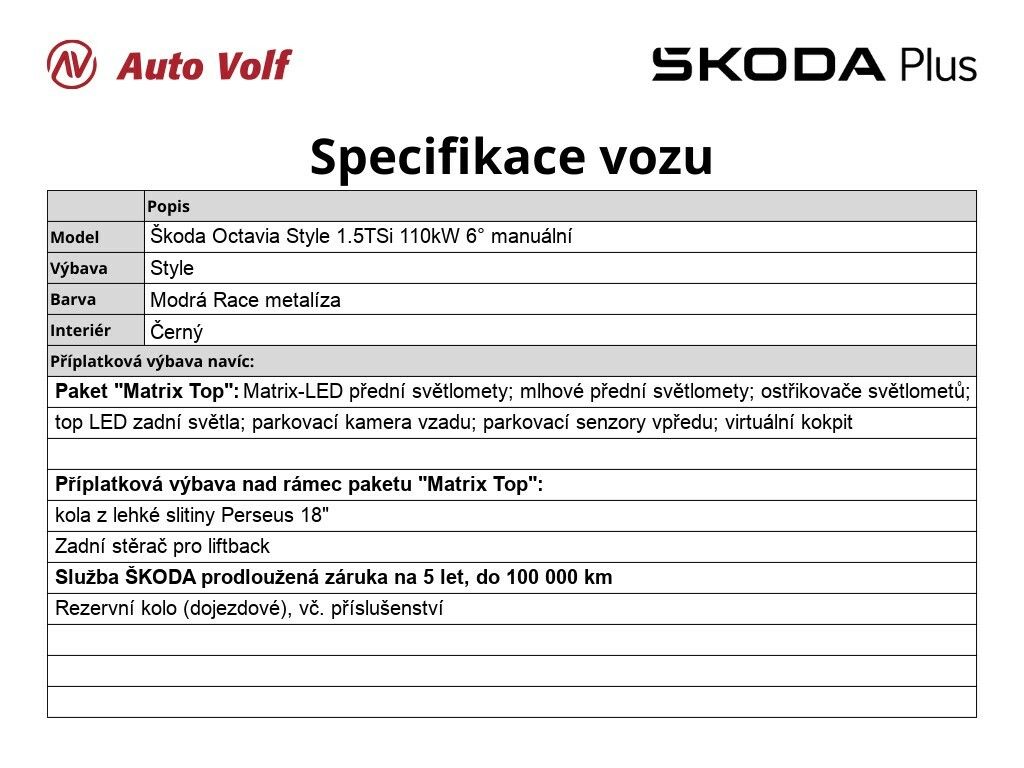 Škoda Octavia, Style 1.5 TSi 110 kW - fotka 2