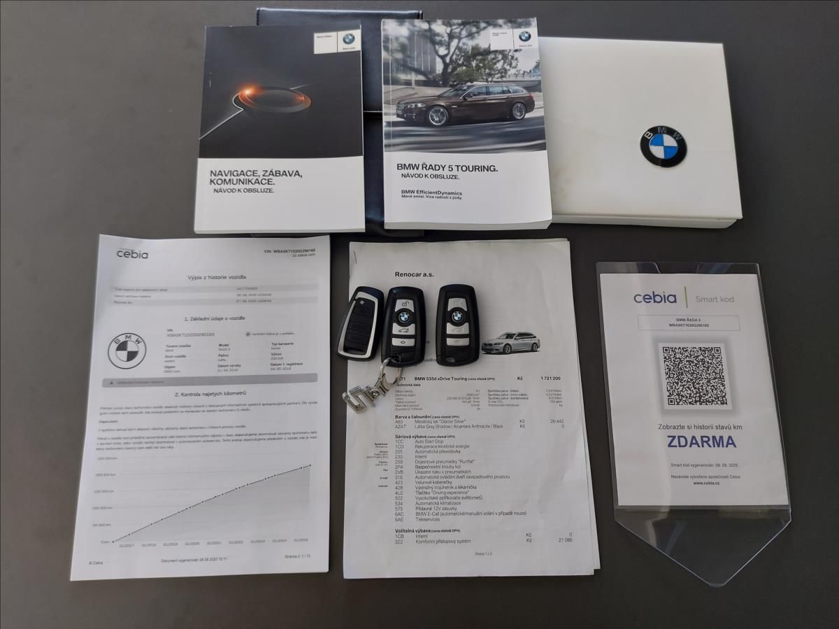BMW Řada 5, 535d xDrive MSport ČR 1.MAJITE - fotka 3