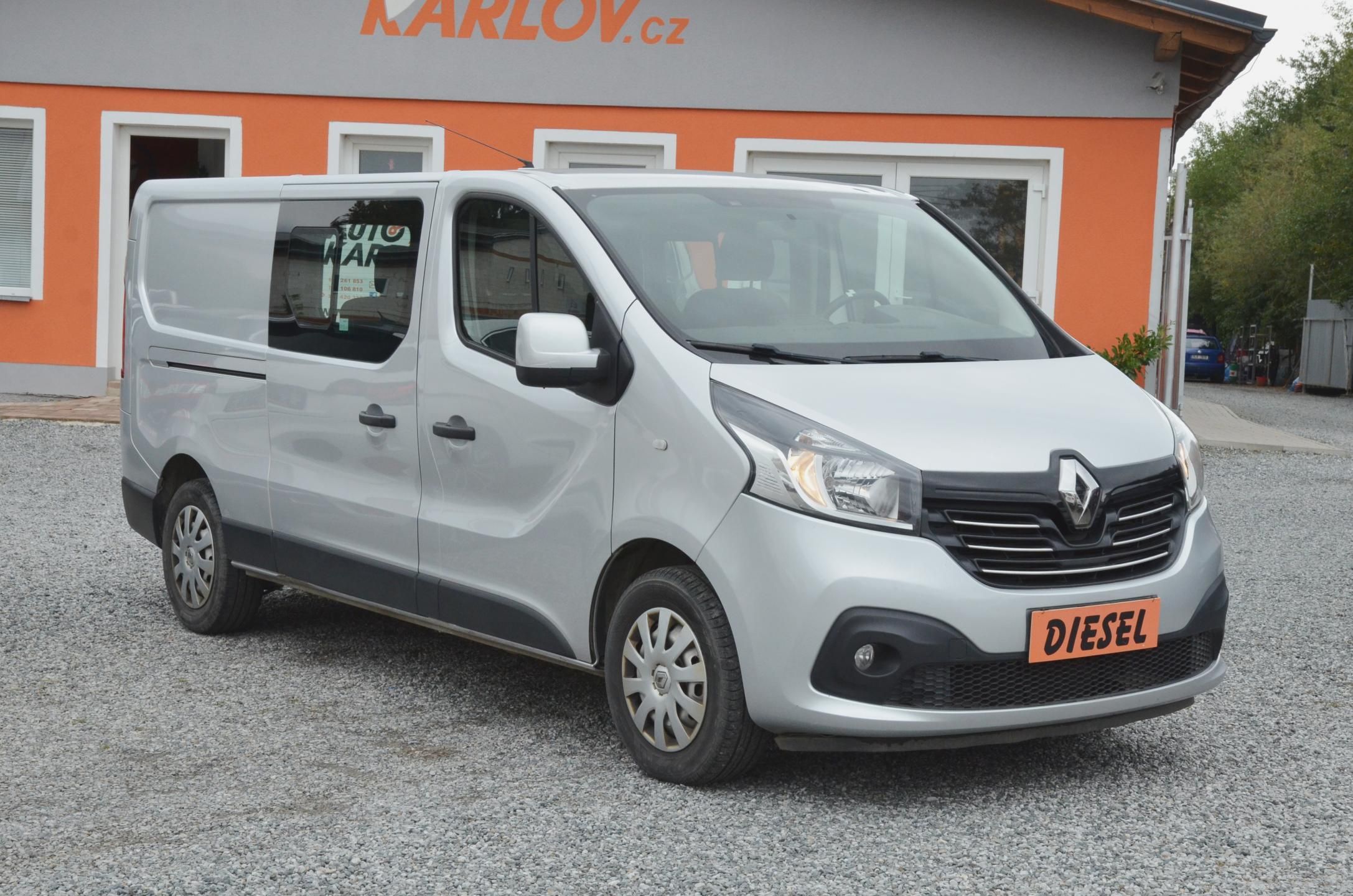 Renault Trafic, 1.6 DCi 89kW L2 / 6 míst / ČR