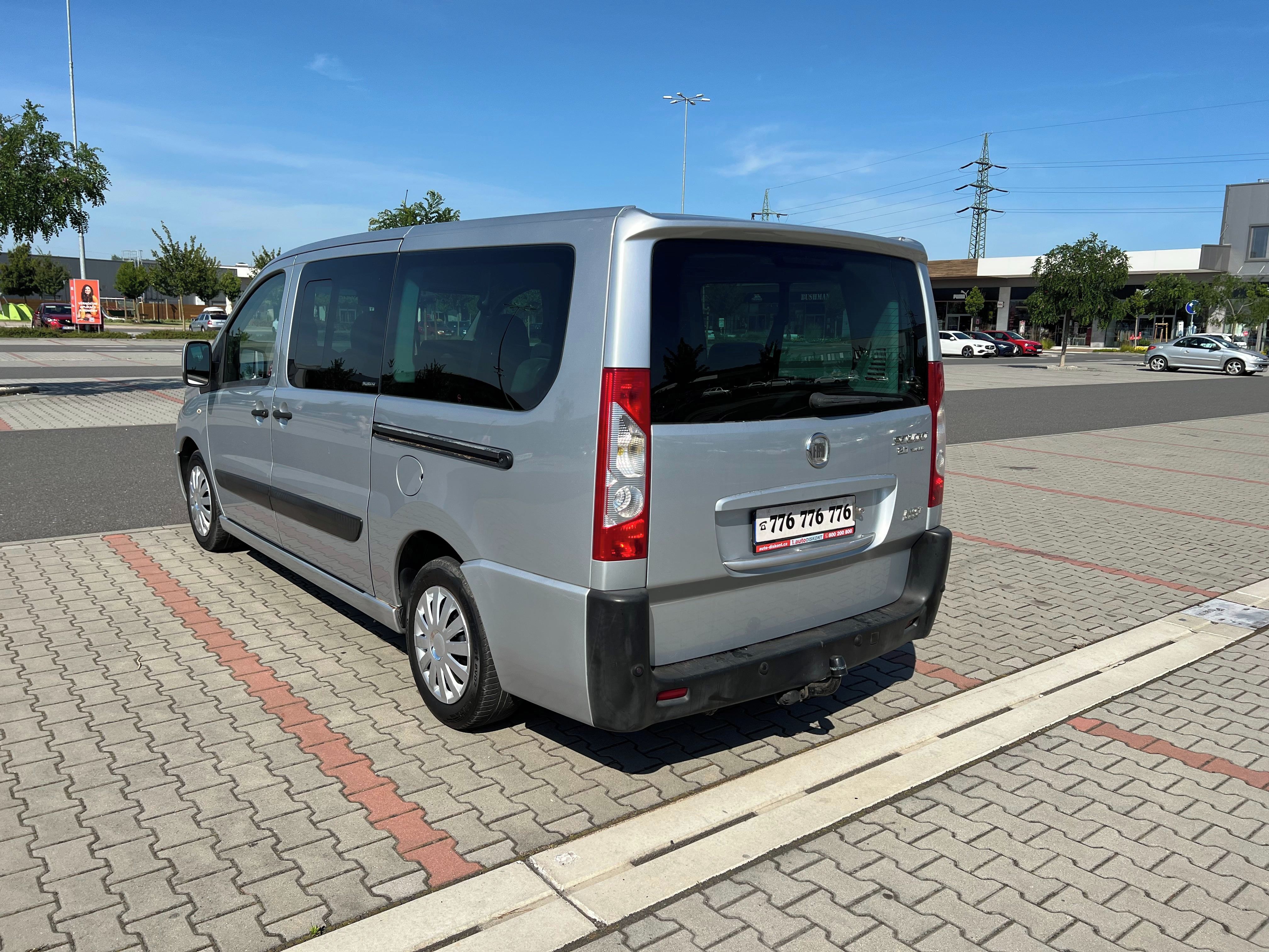 Fiat Scudo, 2.0 JTD 100kw 2 šoupačky 8míst - fotka 5