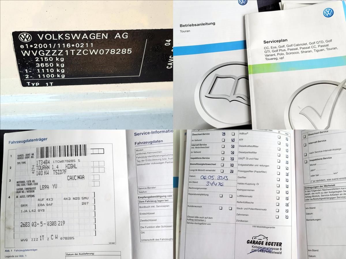 Volkswagen Touran, 1,4 DSG Highline, nové ROZVODY - fotka 4
