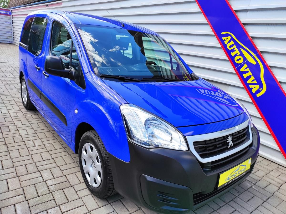 Peugeot Partner Tepee, 1,6BlueHDi Tempomat,ČR,Active