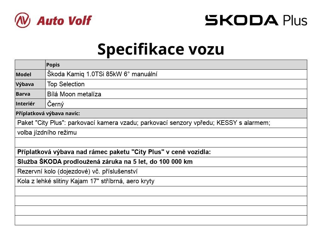 Škoda Kamiq, Top Selection 1.0TSI 85 kW - fotka 2