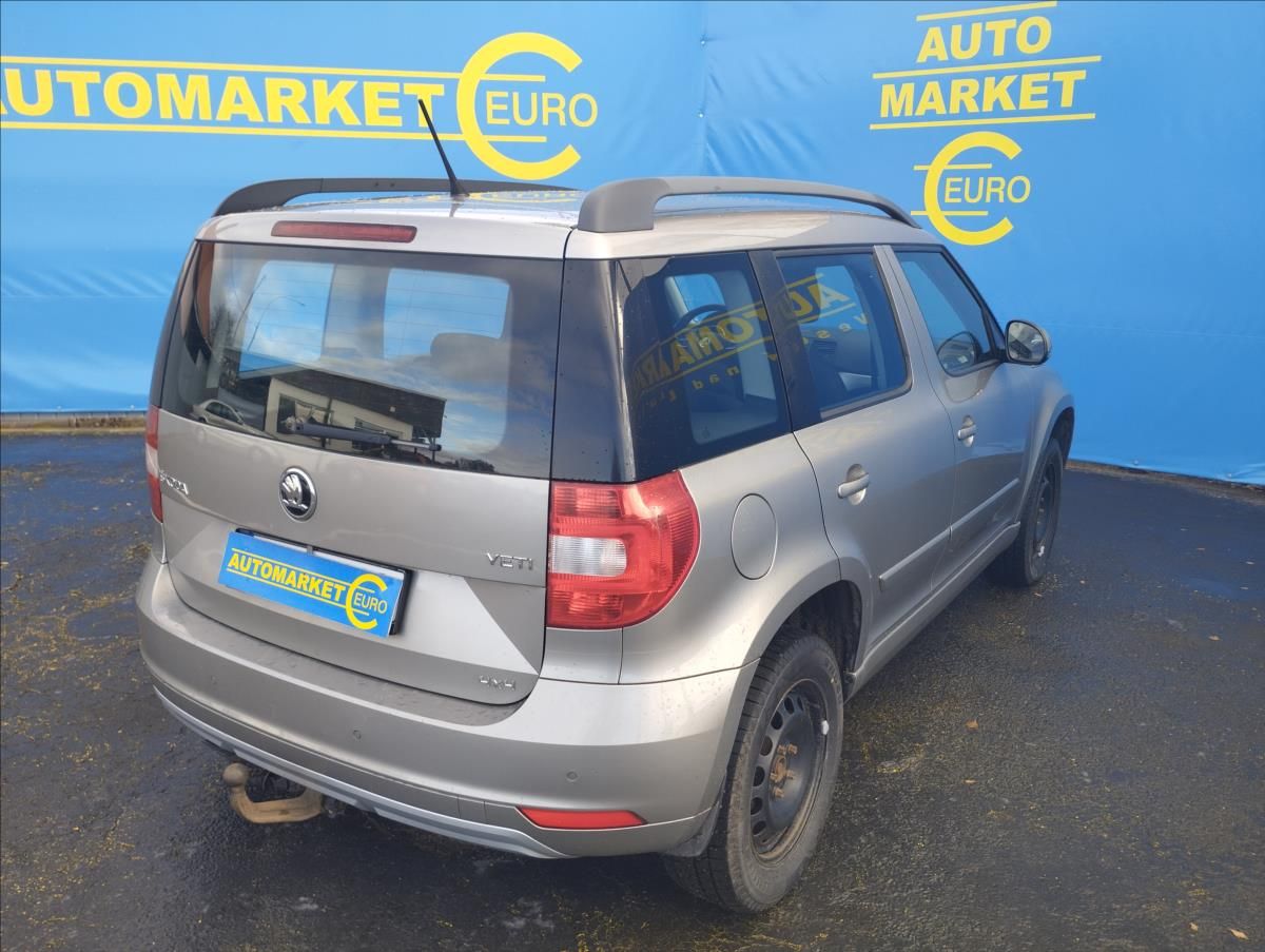 Škoda Yeti, 2,0 TDi 81KW ČR, DPH - fotka 4