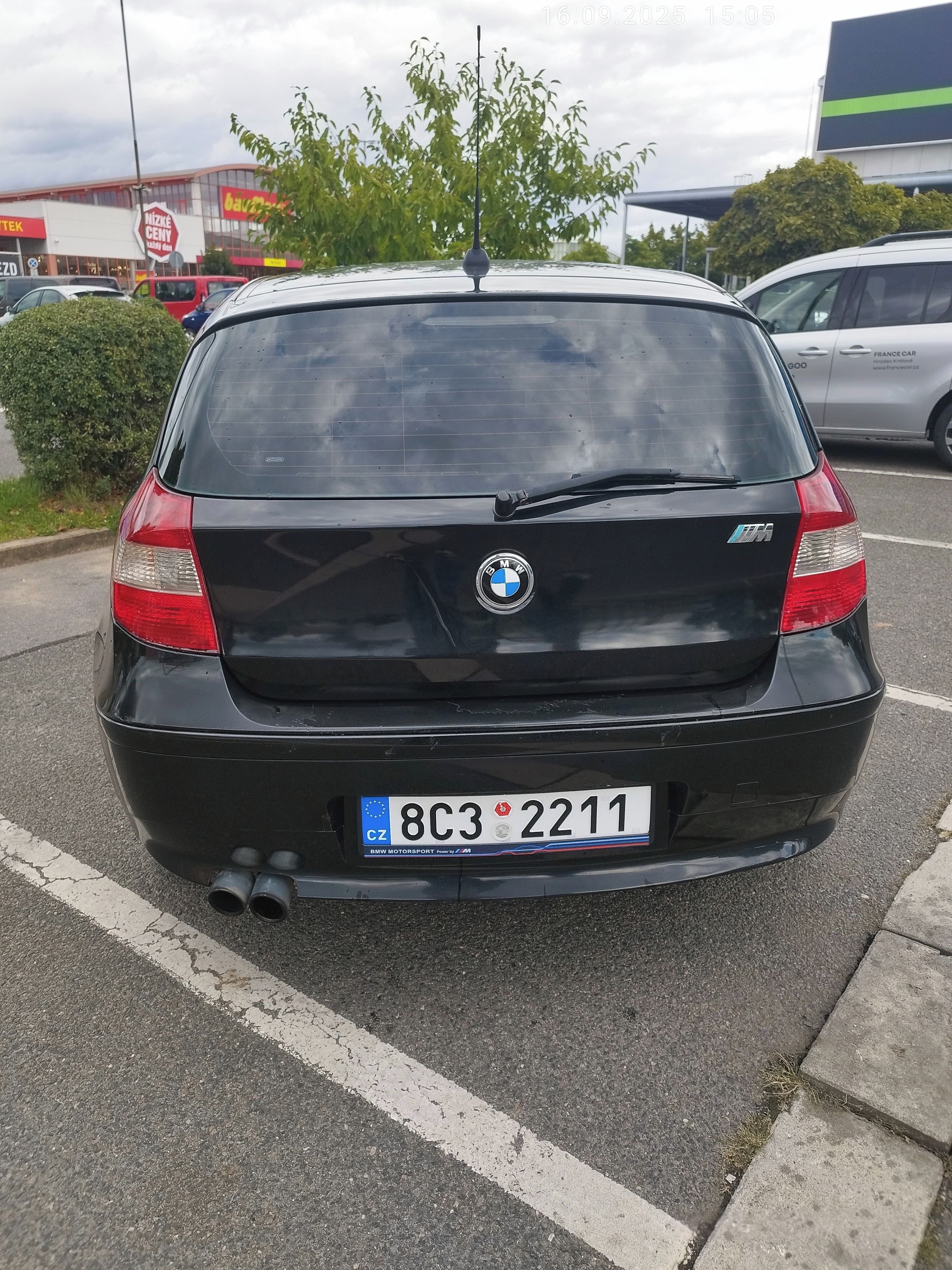 BMW Řada 1, 1.6i stage 1, Tuningový výfuk - fotka 4