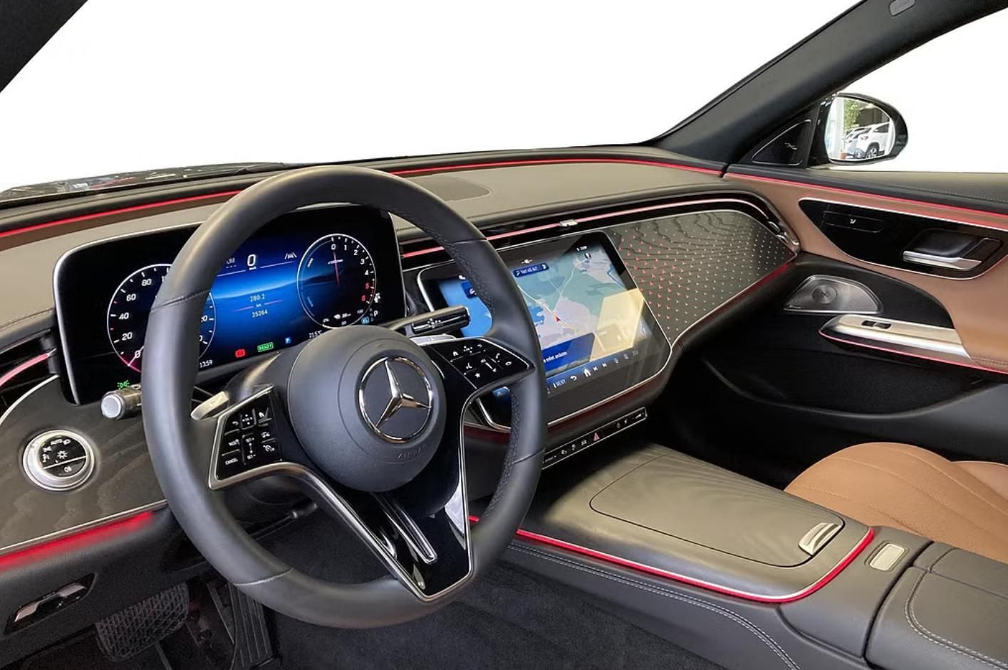 Mercedes-Benz Třídy E, 300d e AllTerrain Béžová kůže - fotka 6