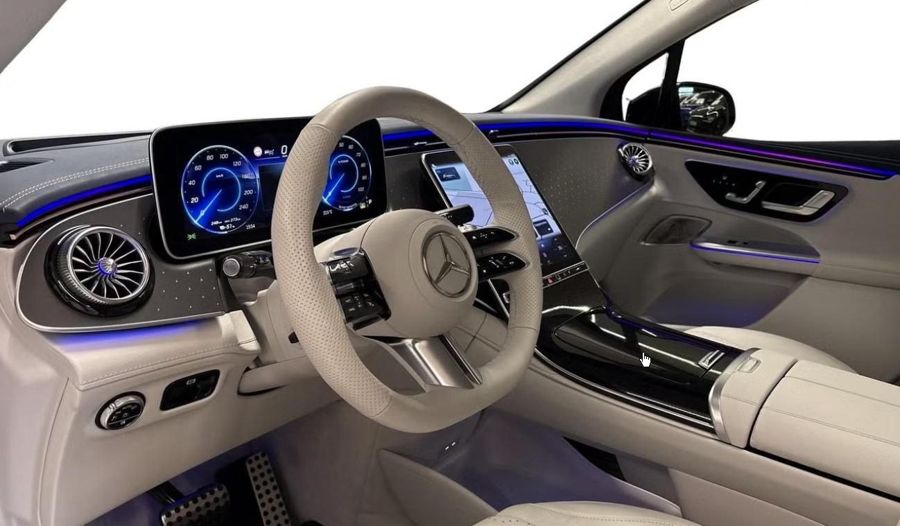 Mercedes-Benz EQE, 500 4M AMG 360k. Bílý interiér - fotka 6