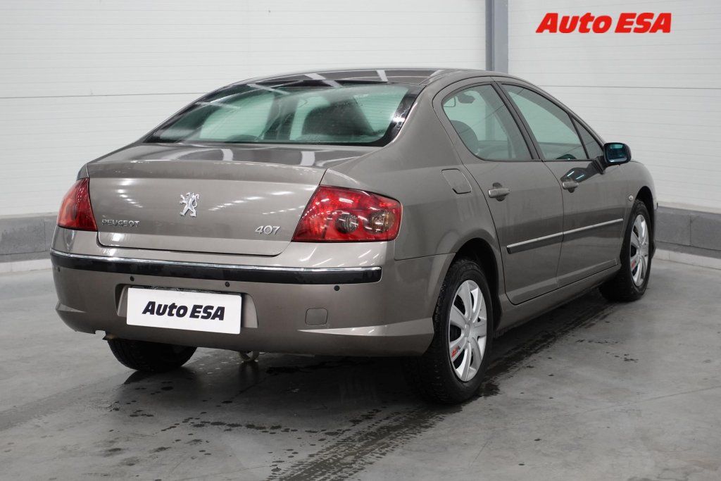 Peugeot 407, 3.0i,AC,kůže,park.asist - fotka 4