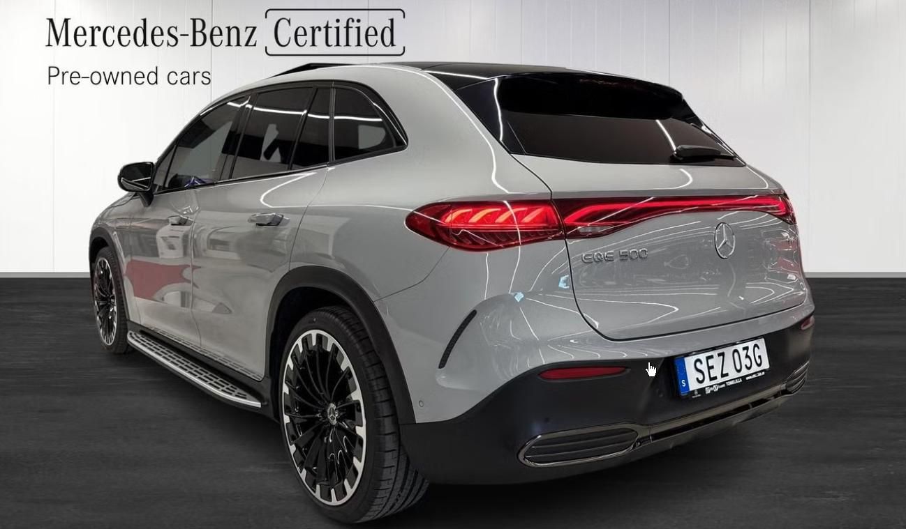 Mercedes-Benz EQE, 500 4M AMG 360k. Bílý interiér - fotka 3