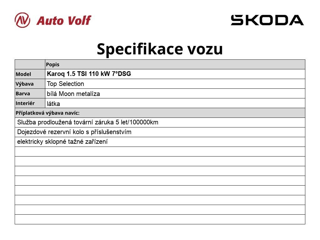 Škoda Karoq, Top Selection 1.5 TSI 110 kW - fotka 2