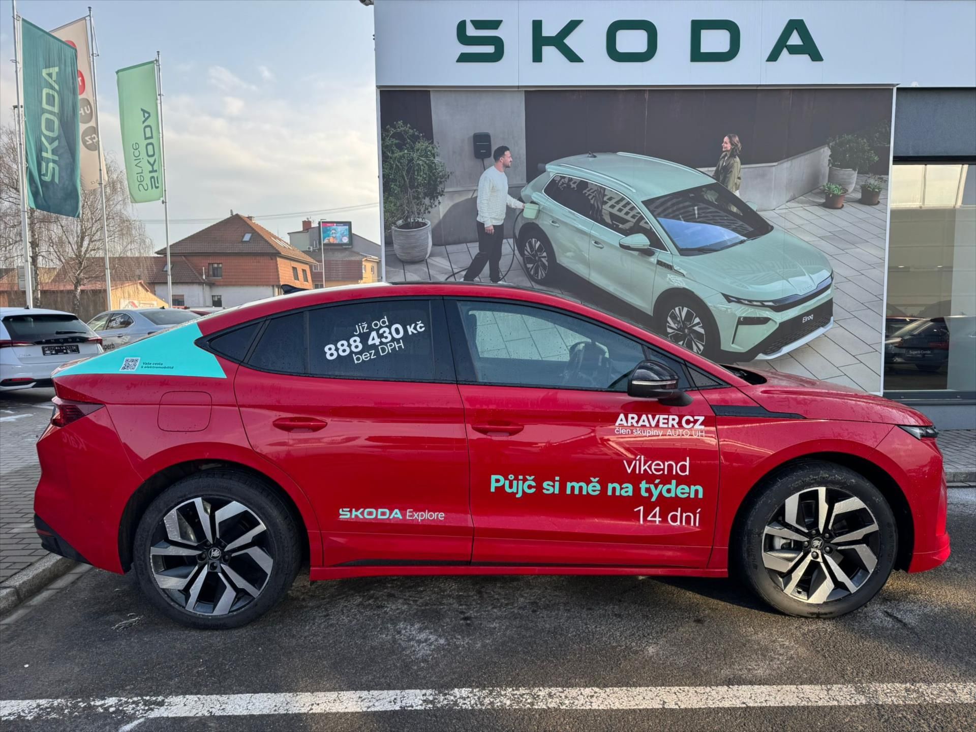 Škoda Enyaq iV, 82 kWh 210 kW  Coupé Sportline - fotka 4