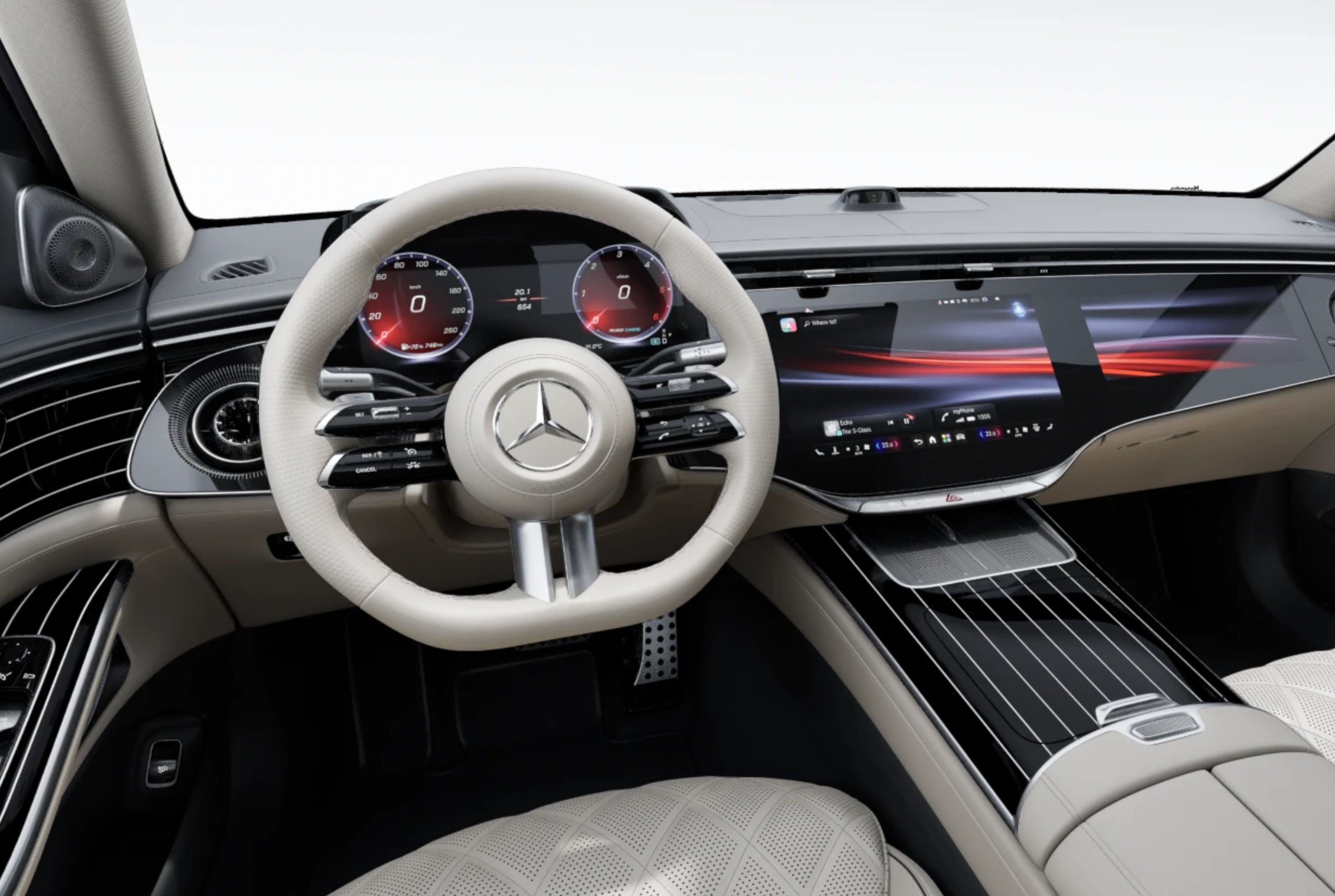 Mercedes-Benz Třídy S, 450d 4M AMG | BÉŽOVÁ KŮŽE - fotka 2