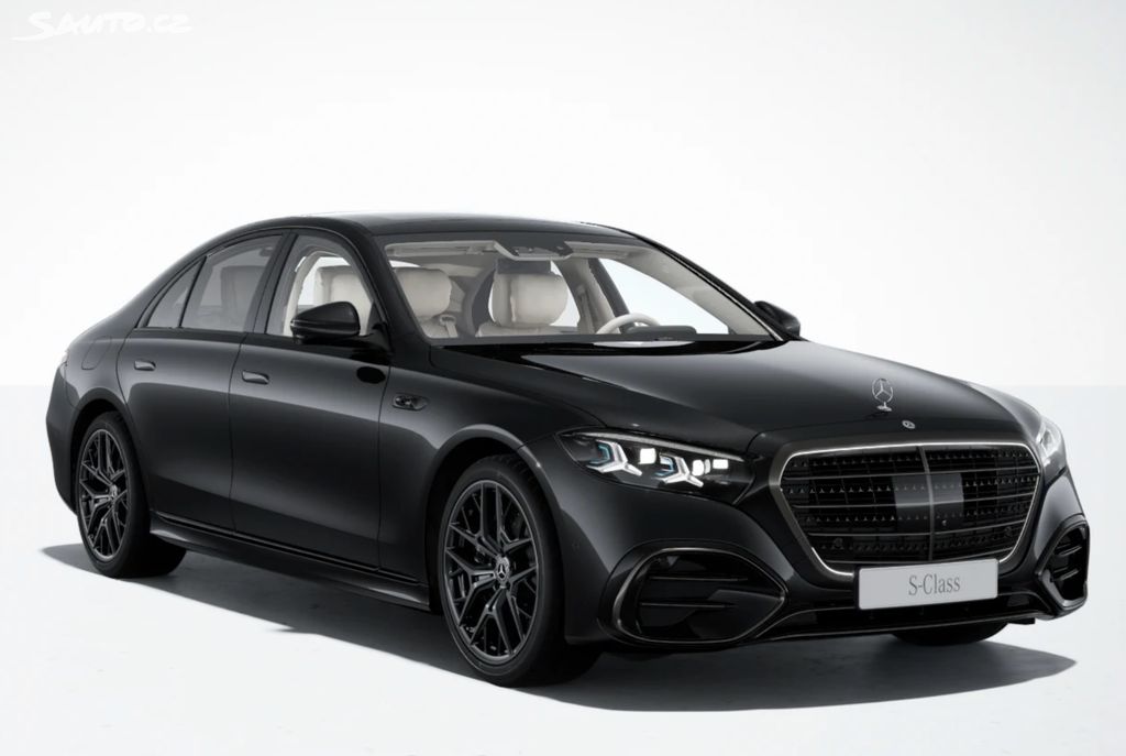 Mercedes-Benz Třídy S, 450d 4M AMG | BÉŽOVÁ KŮŽE