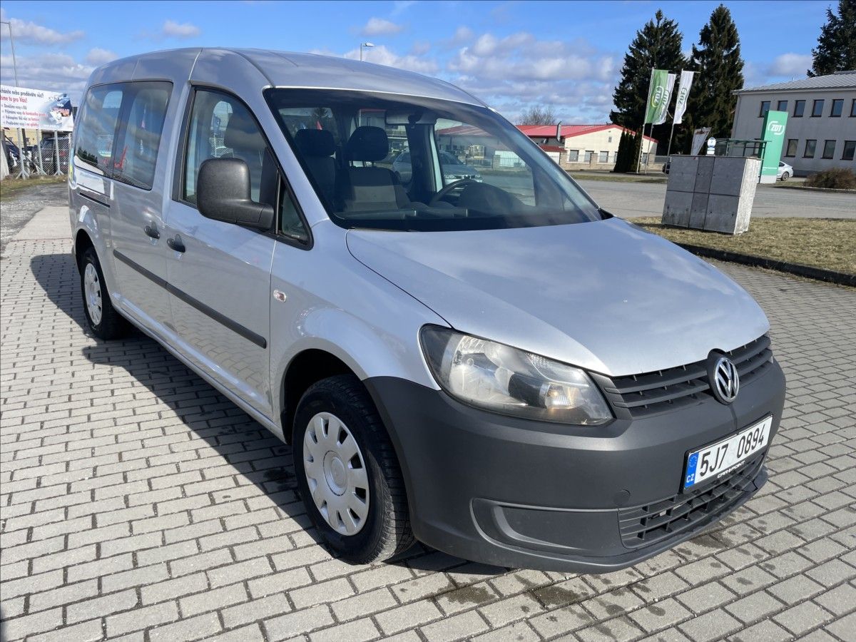 Volkswagen Caddy, 1,6 TDi 75kw MAXI TAŽNÉ DPH - fotka 6
