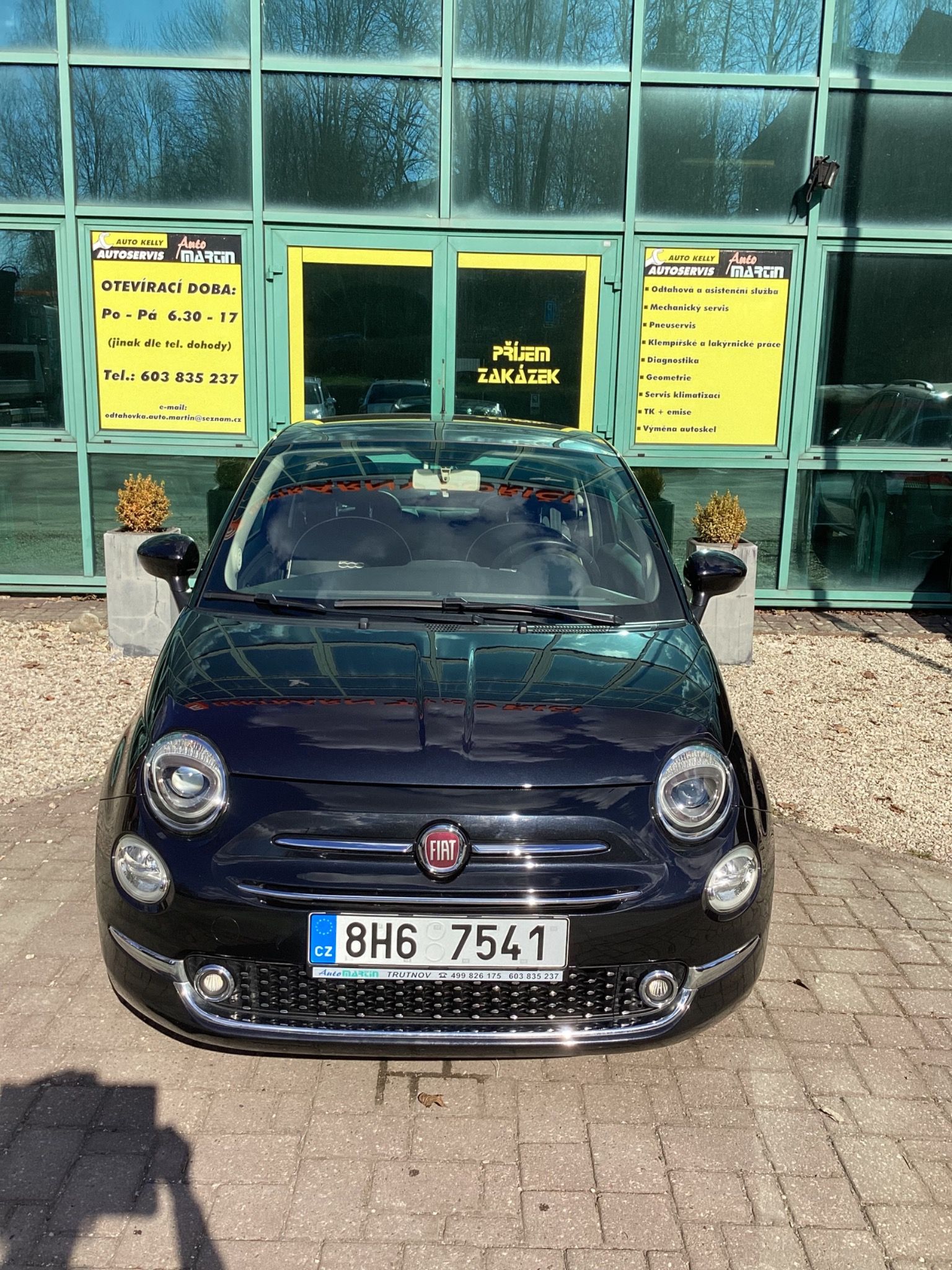 Fiat 500, 1,2, panoramatická střecha
