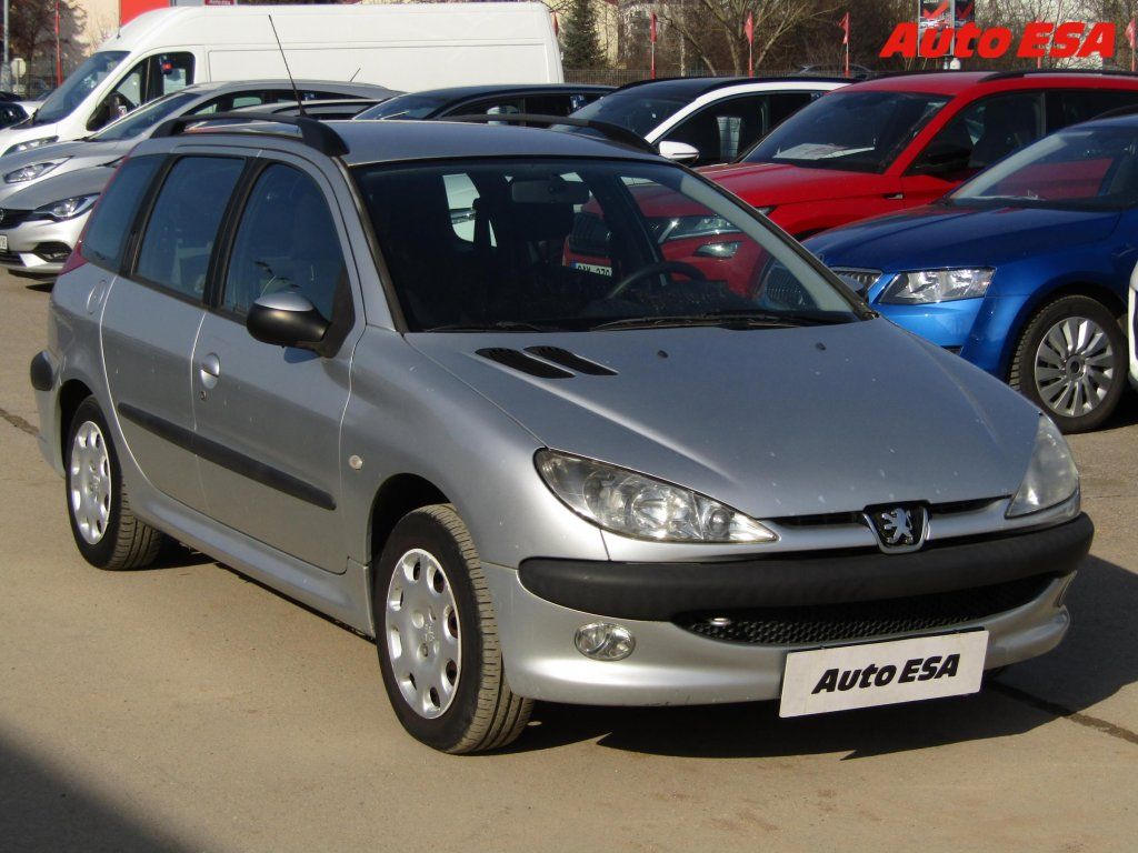 Peugeot 206, 1.4 HDi,ČR,AC,park.asist