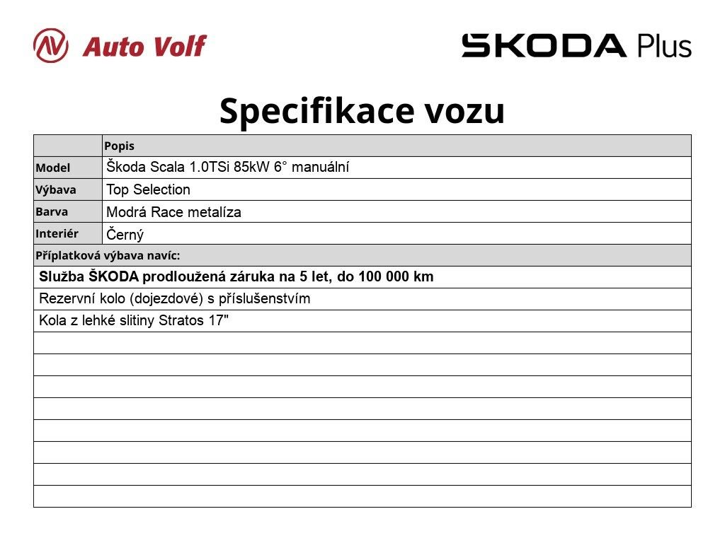 Škoda Scala, Top Selection 1.0 TSi 85 kW - fotka 2