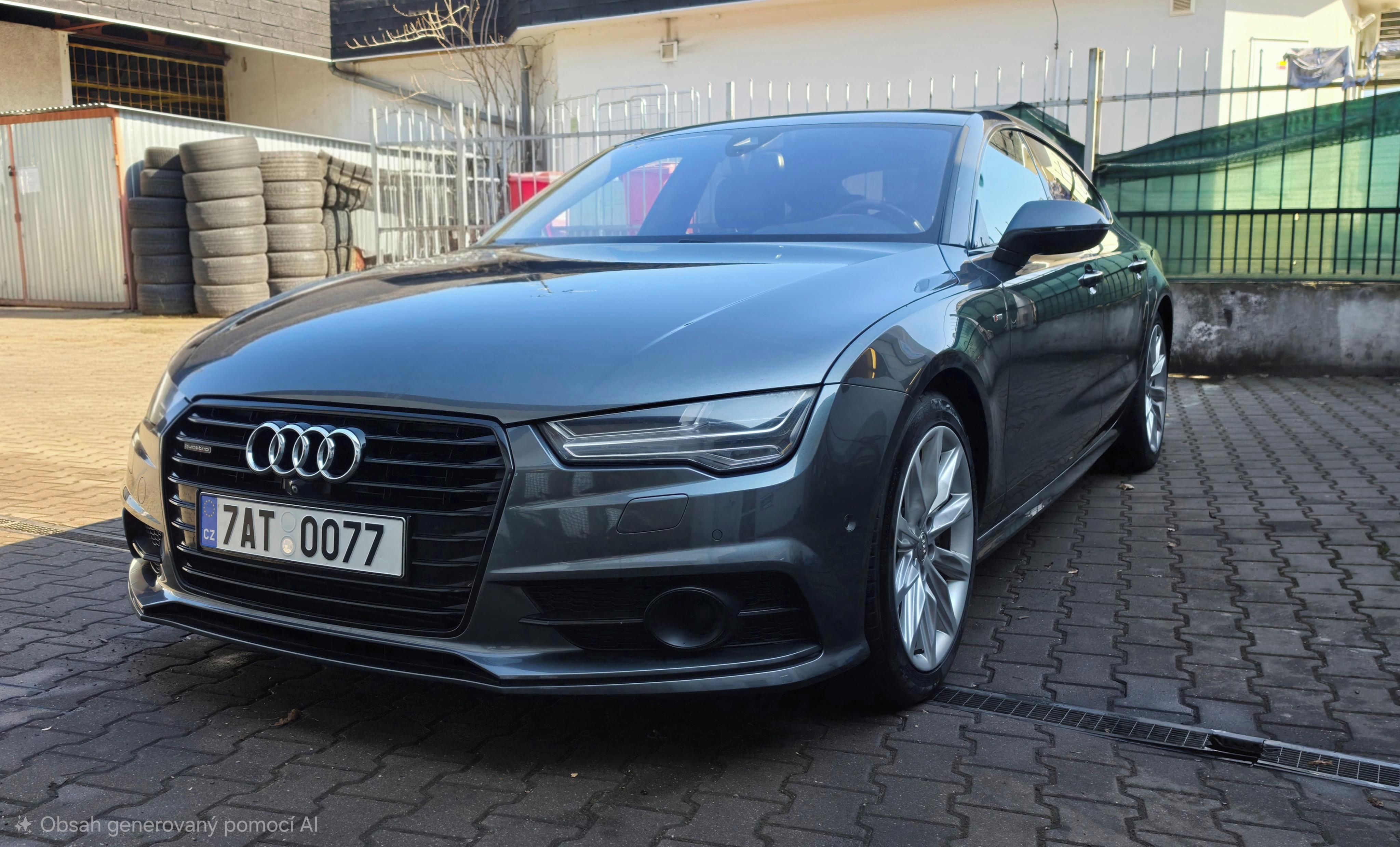 Audi A7, 3.0 bitdi, výbava, nízký nájez