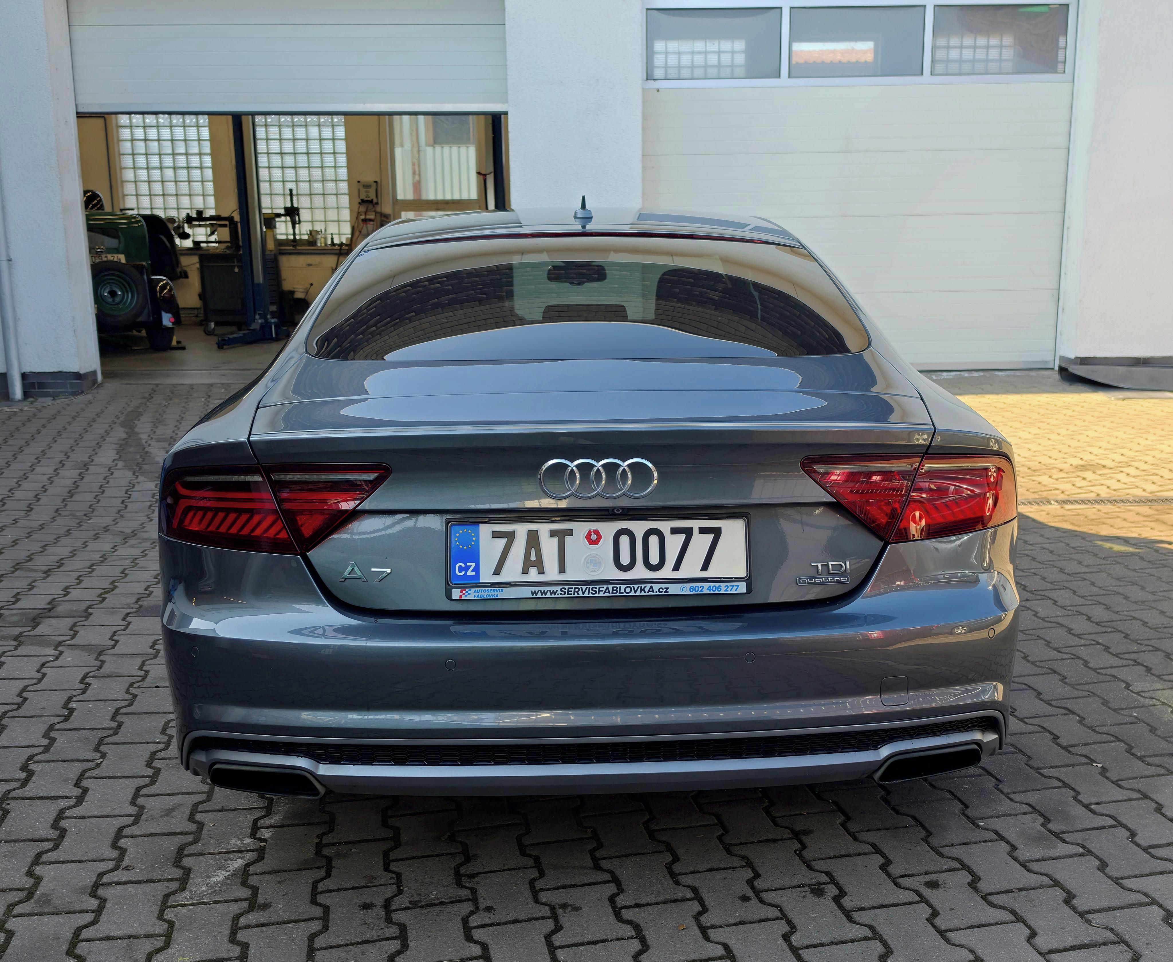 Audi A7, 3.0 bitdi, výbava, nízký nájez - fotka 4