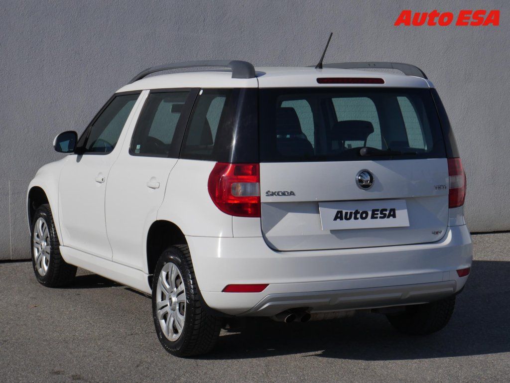 Škoda Yeti, 2.0 TDi 4x4,AC,zmk.řazení - fotka 6