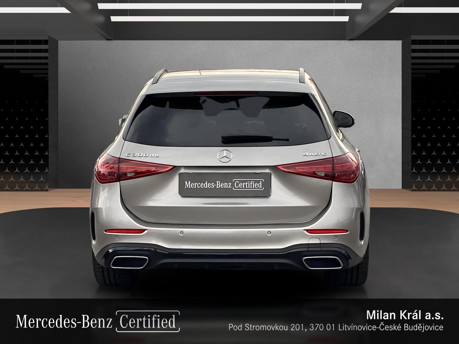 Mercedes-Benz Třídy C, C 300 de 4MATIC - fotka 4