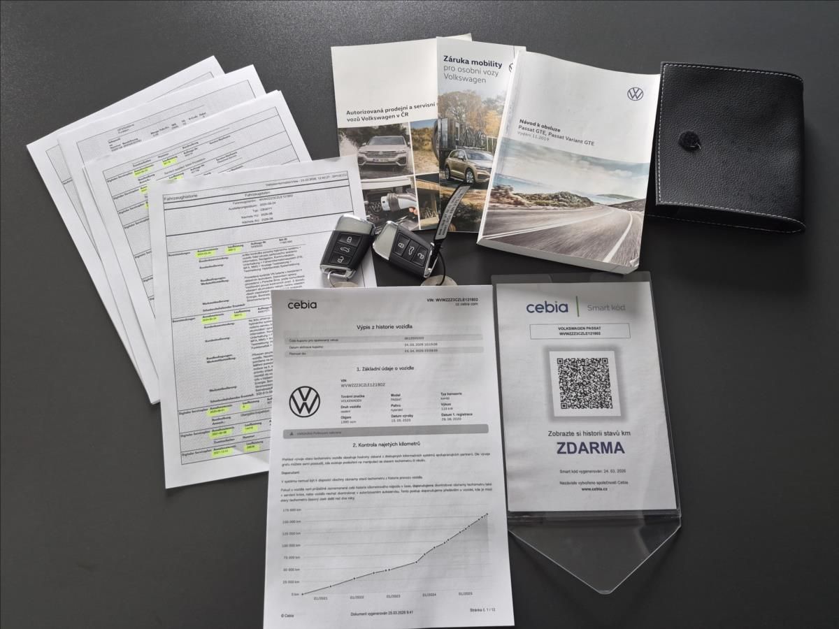 Volkswagen Passat, 1,4 TSI PHEV GTE ČR 1.MAJITEL - fotka 3